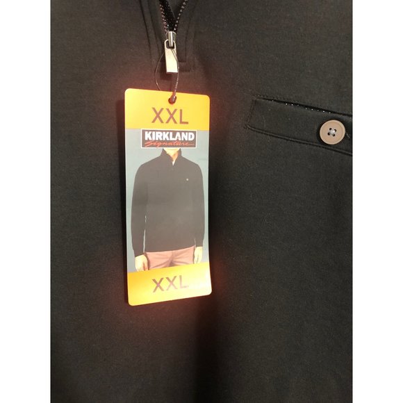 NWT Kirkland Mens Black Pullover size XXL - Picture 6 of 9